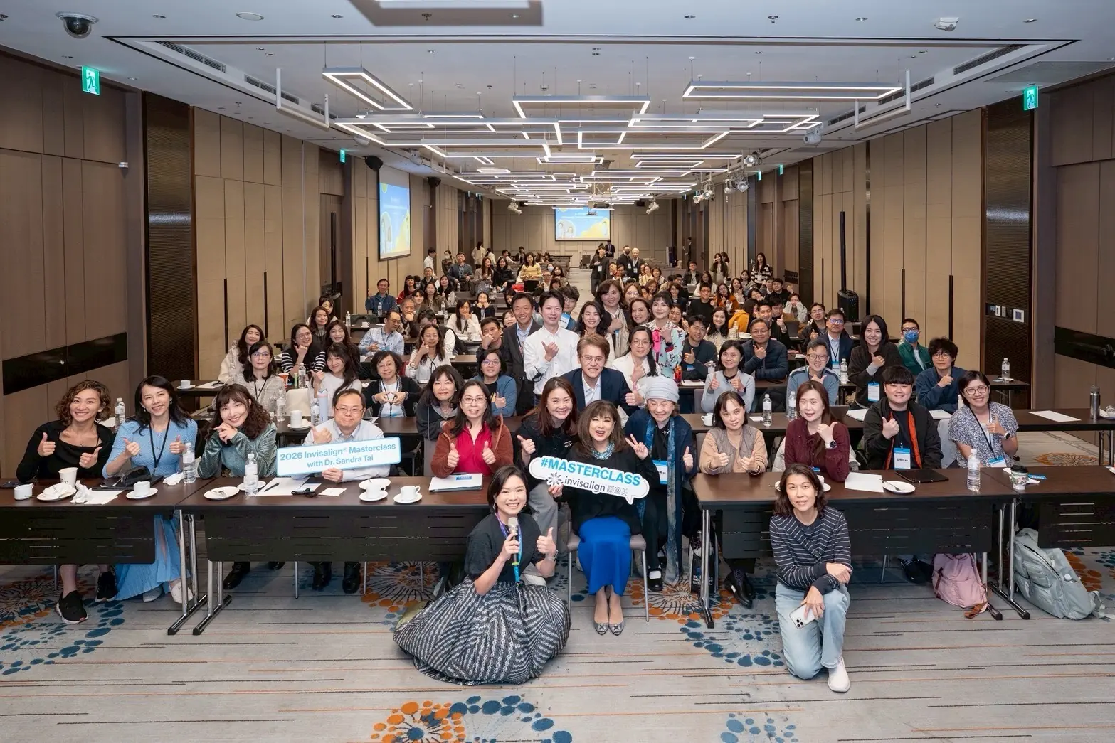 羅秋美教授於隱適美頒獎典禮期間參與Dr. Sandra Tai所演講的精彩課程